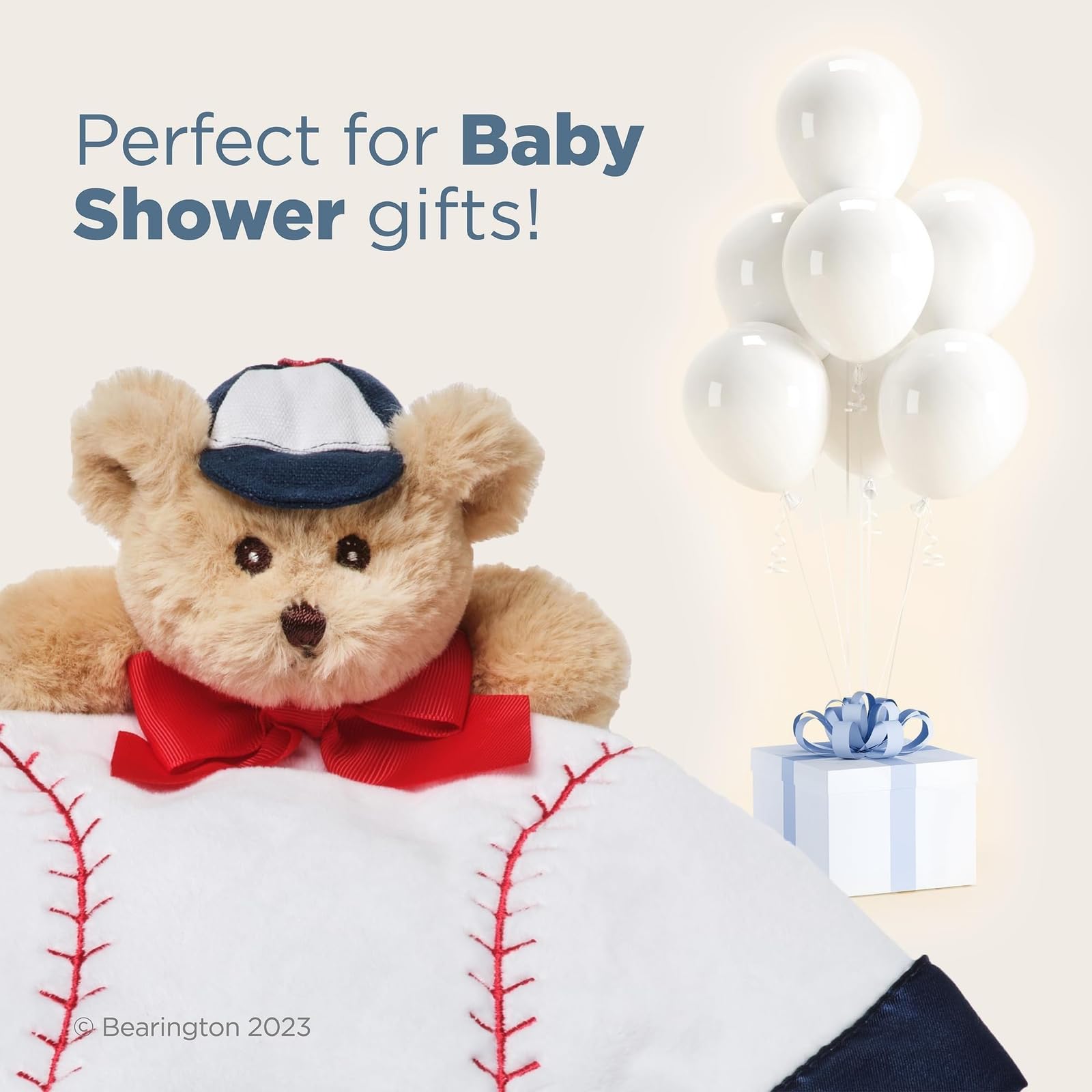 Bearington soft velour Lovey provides baby-friendly texture.