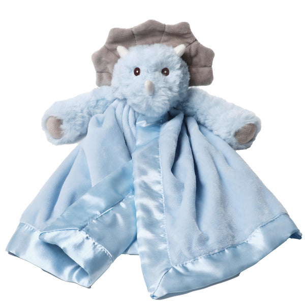Bearington Lil’ Tracer Dinosaur Lovey head detail, ultra-soft plush for calming cuddles.