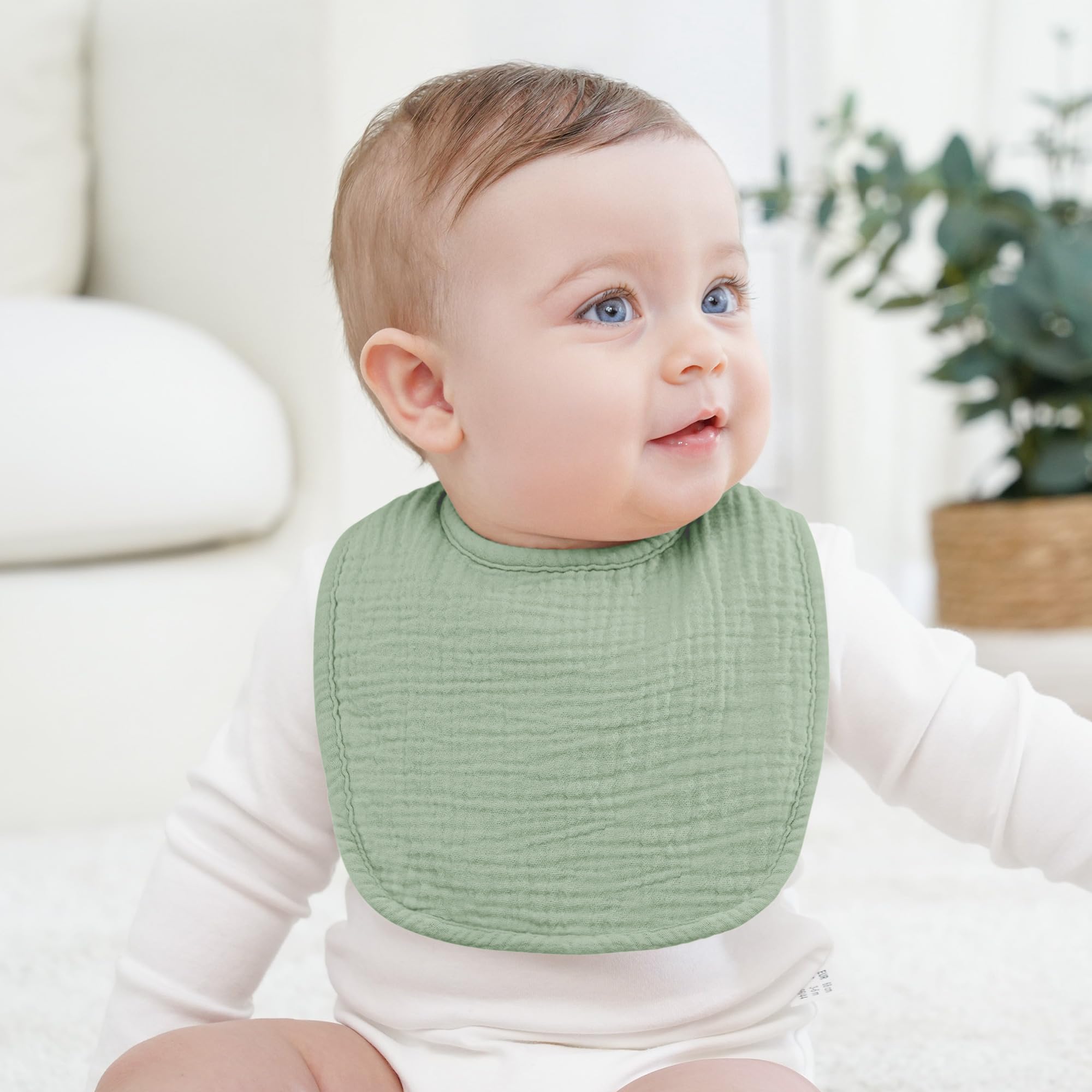 Bearmoss machine washable bibs for easy care on busy days