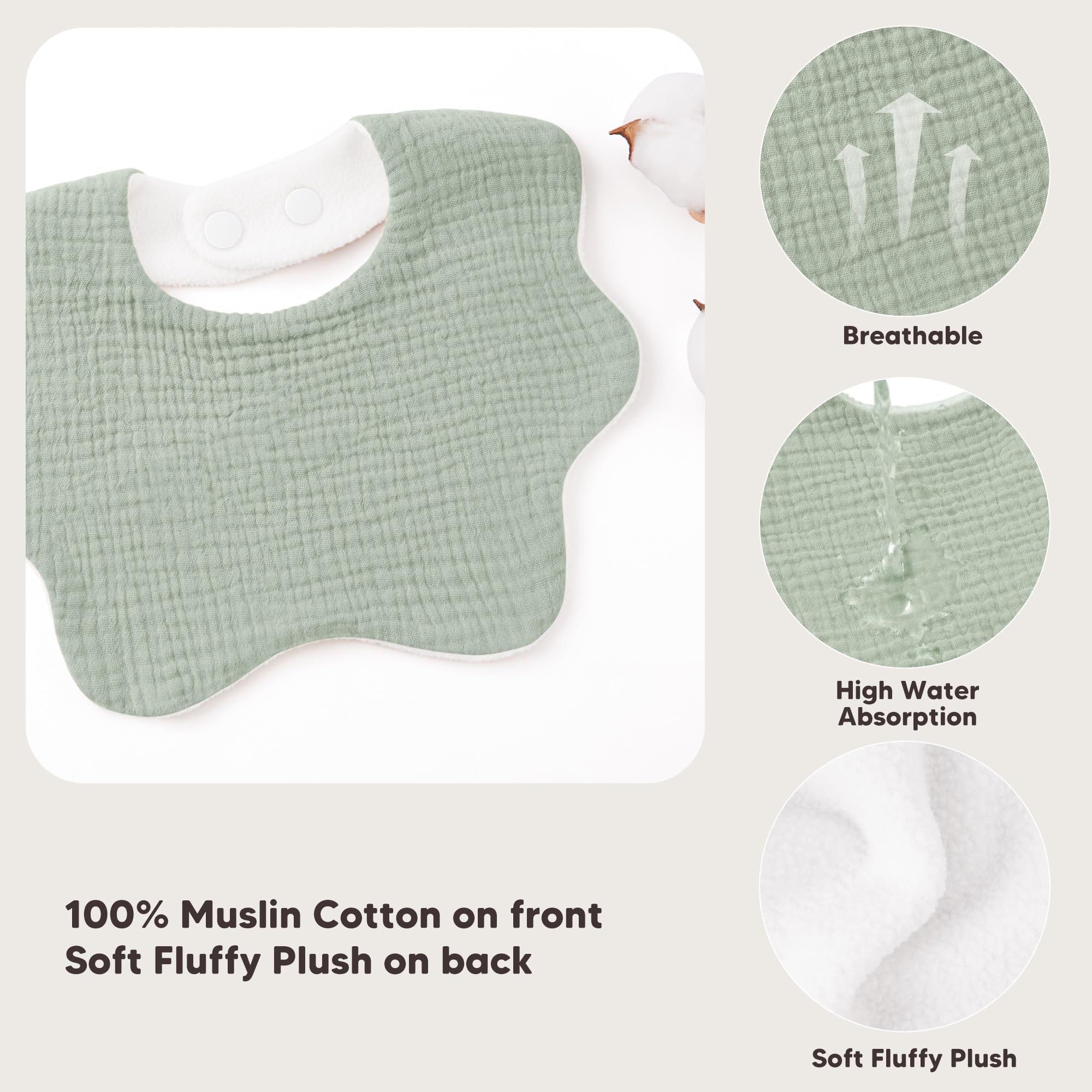 Bearmoss gift-ready bib set for new parents and showers.