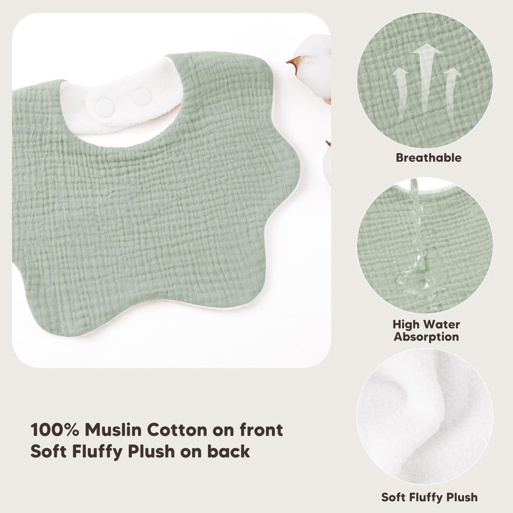 Bearmoss gift-ready bib set for new parents and showers.
