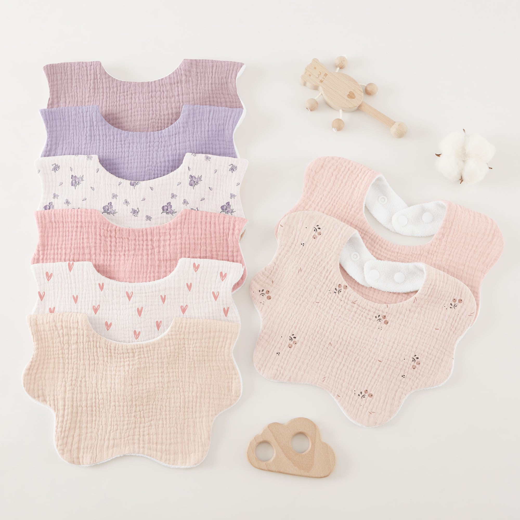 Bearmoss gift-ready bibs ideal for baby showers and new parents.