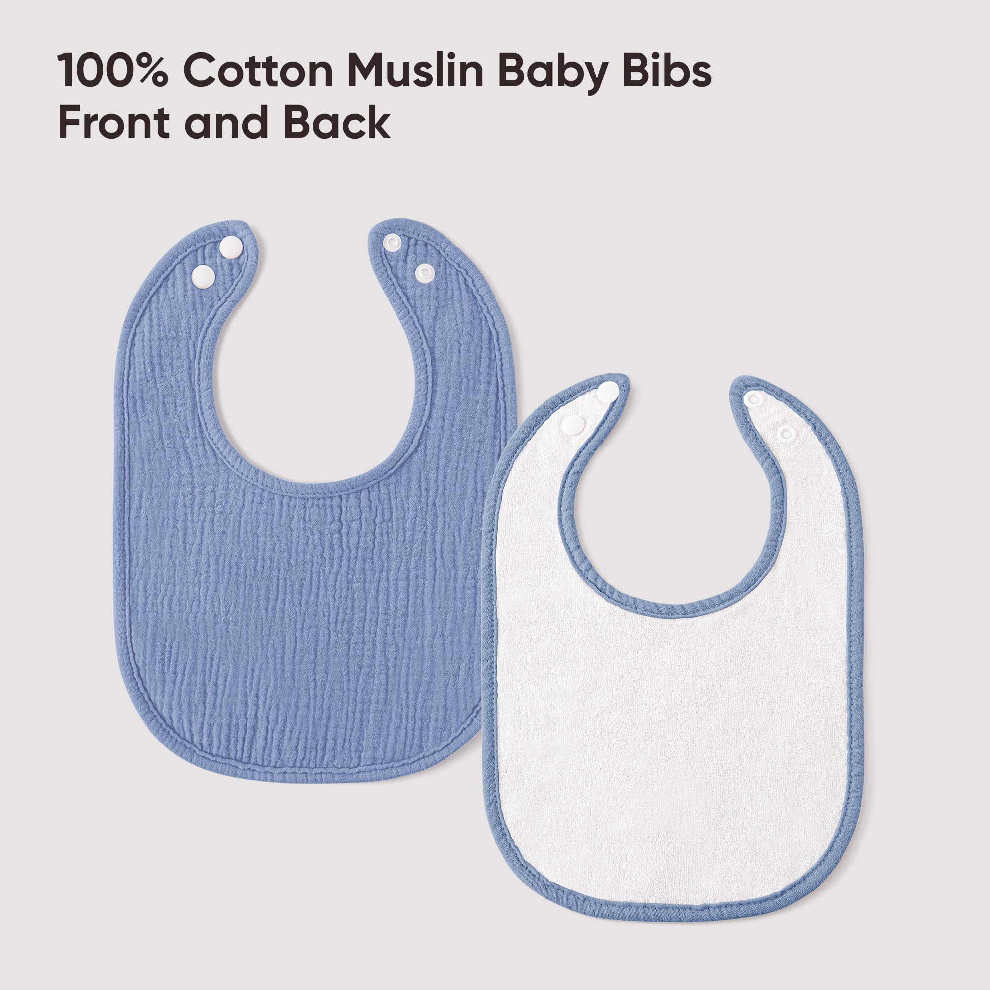 Bearmoss colorful bandana bibs highlighting playful designs for baby.