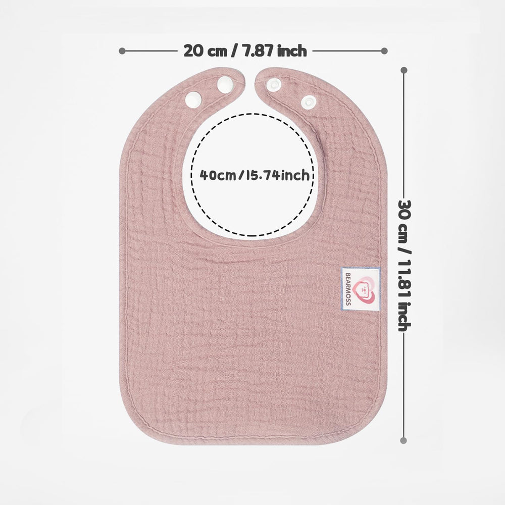 Bearmoss everyday wear bibs keep outfits dry and clean