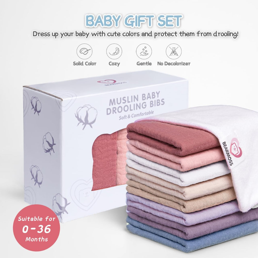 Bearmoss gift-set bibs ideal baby shower present