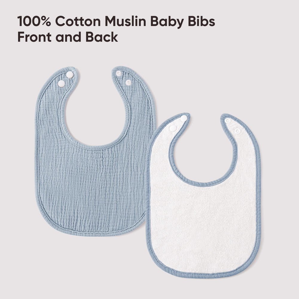 Bearmoss mint iceberg colorway bib adds cute style