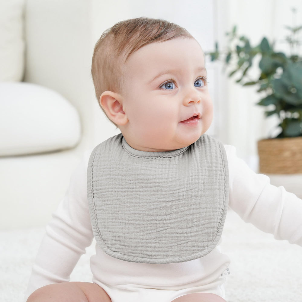 Bearmoss machine washable bibs simplify busy parent life.