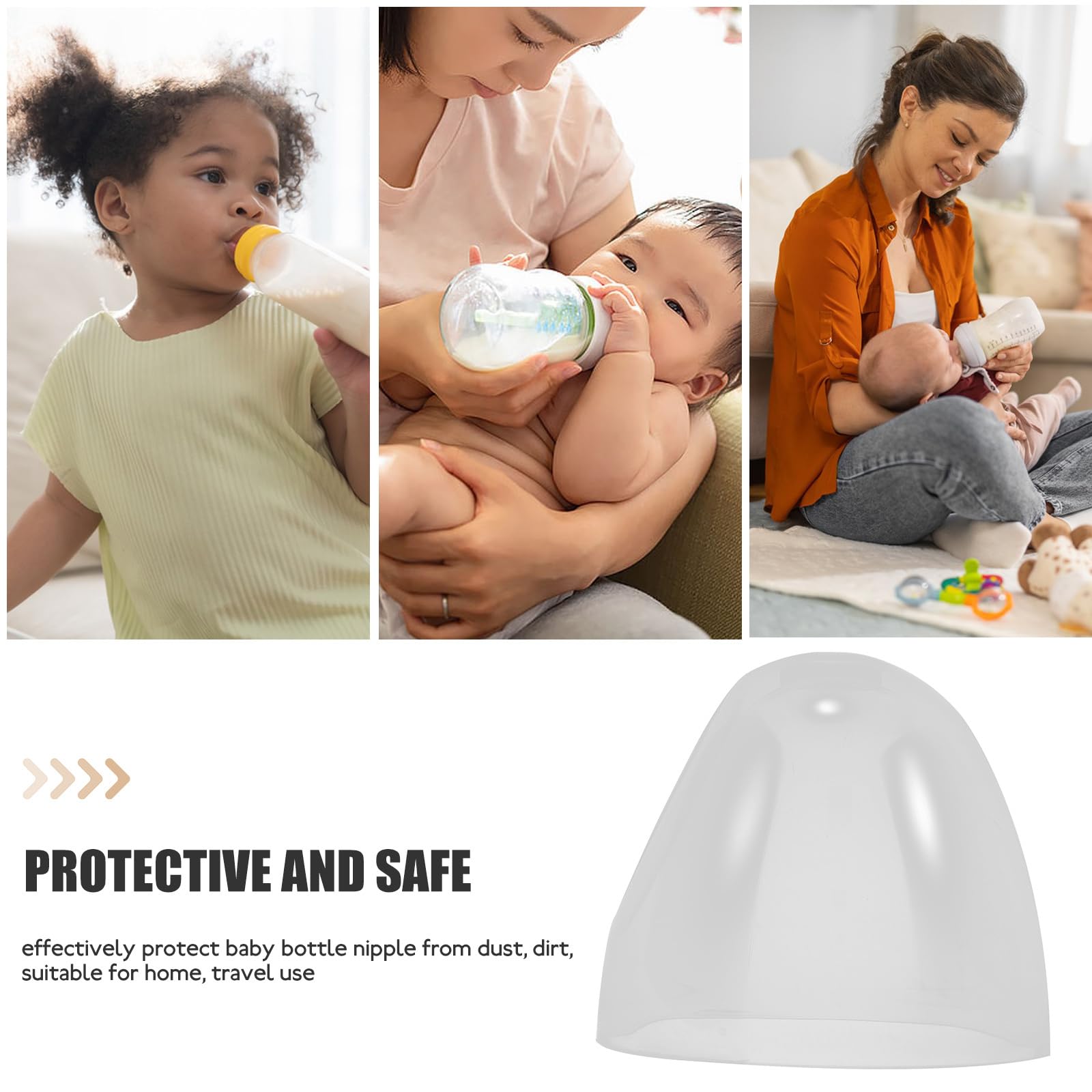 Beatifufu hygiene-focused lid keeps bottles cleaner during storage