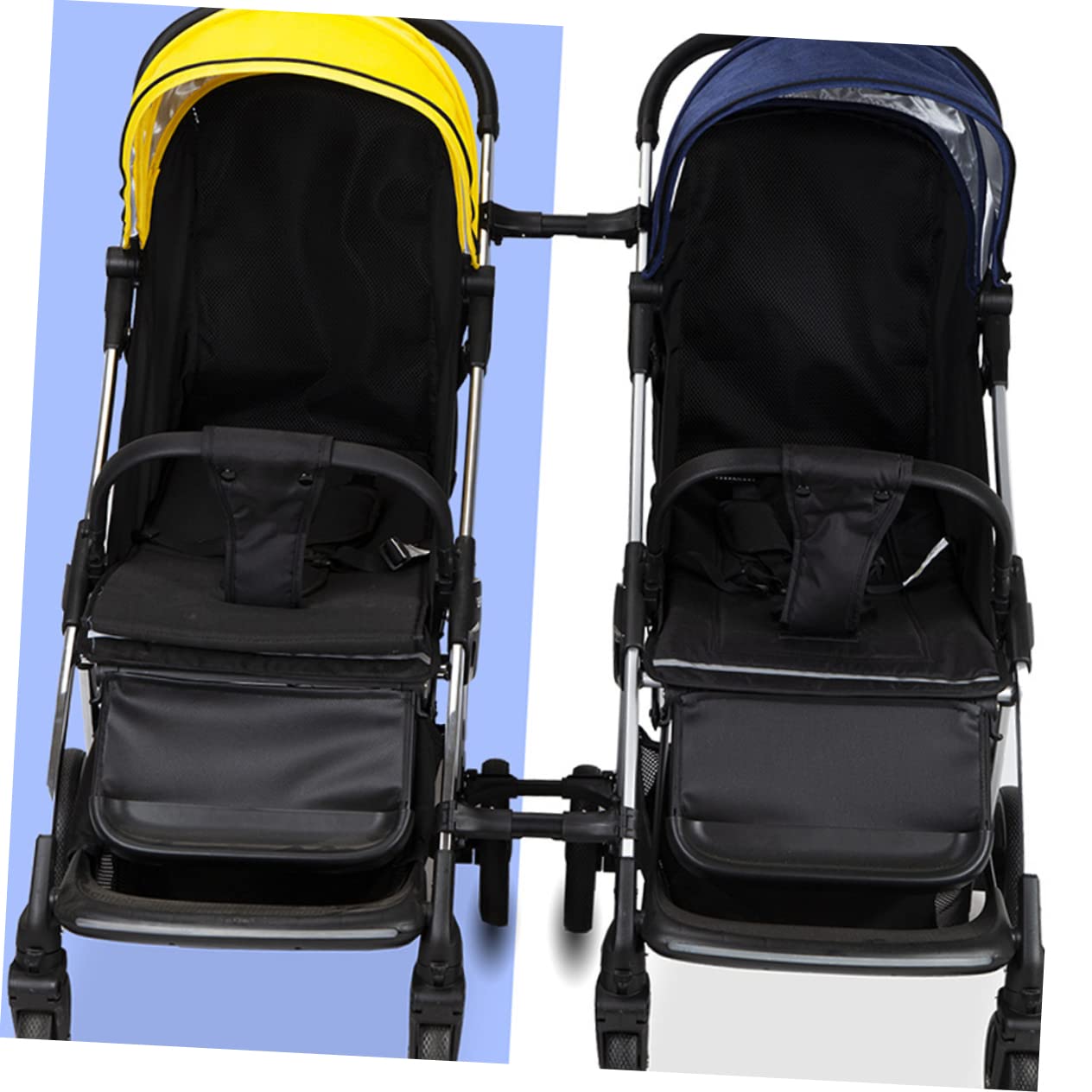 Beatifufu two strollers side-by-side setup supports family outings