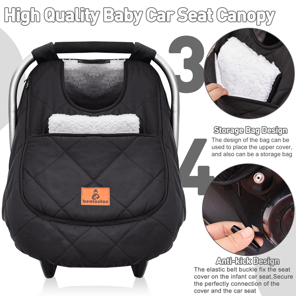 Beatoutou air vents offer warmth with breathable comfort for baby.