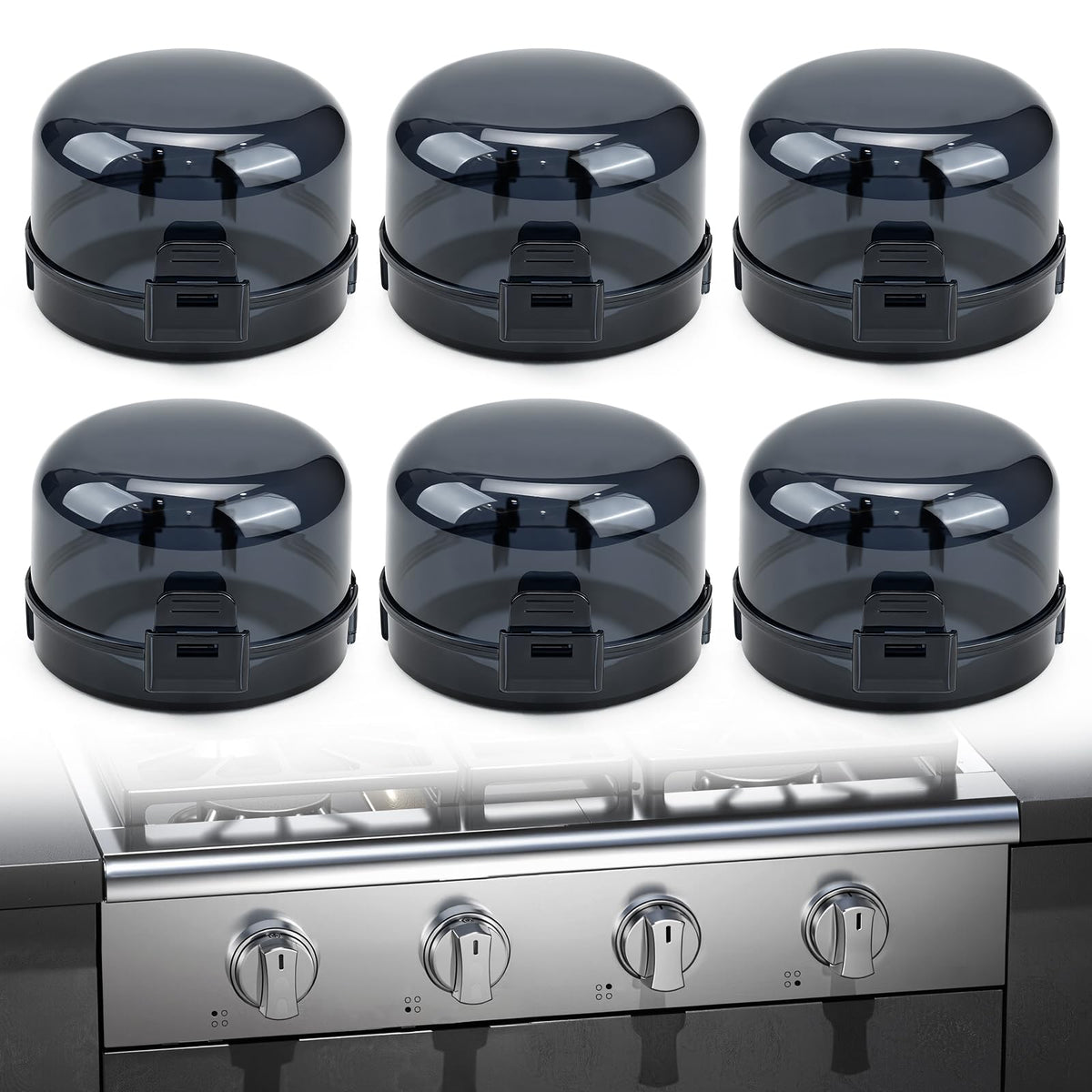 BEATURE stove knob safety cover 6-pack protects children while keeping knob visibility.
