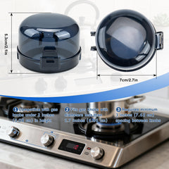 BEATURE adhesive-base knob cover enables quick, tool-free installation.