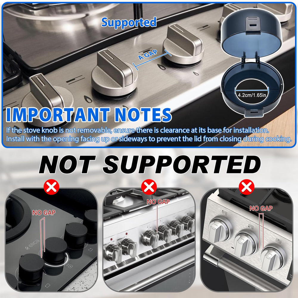 BEATURE heat-resistant knob cover in durable PC material withstands heat.