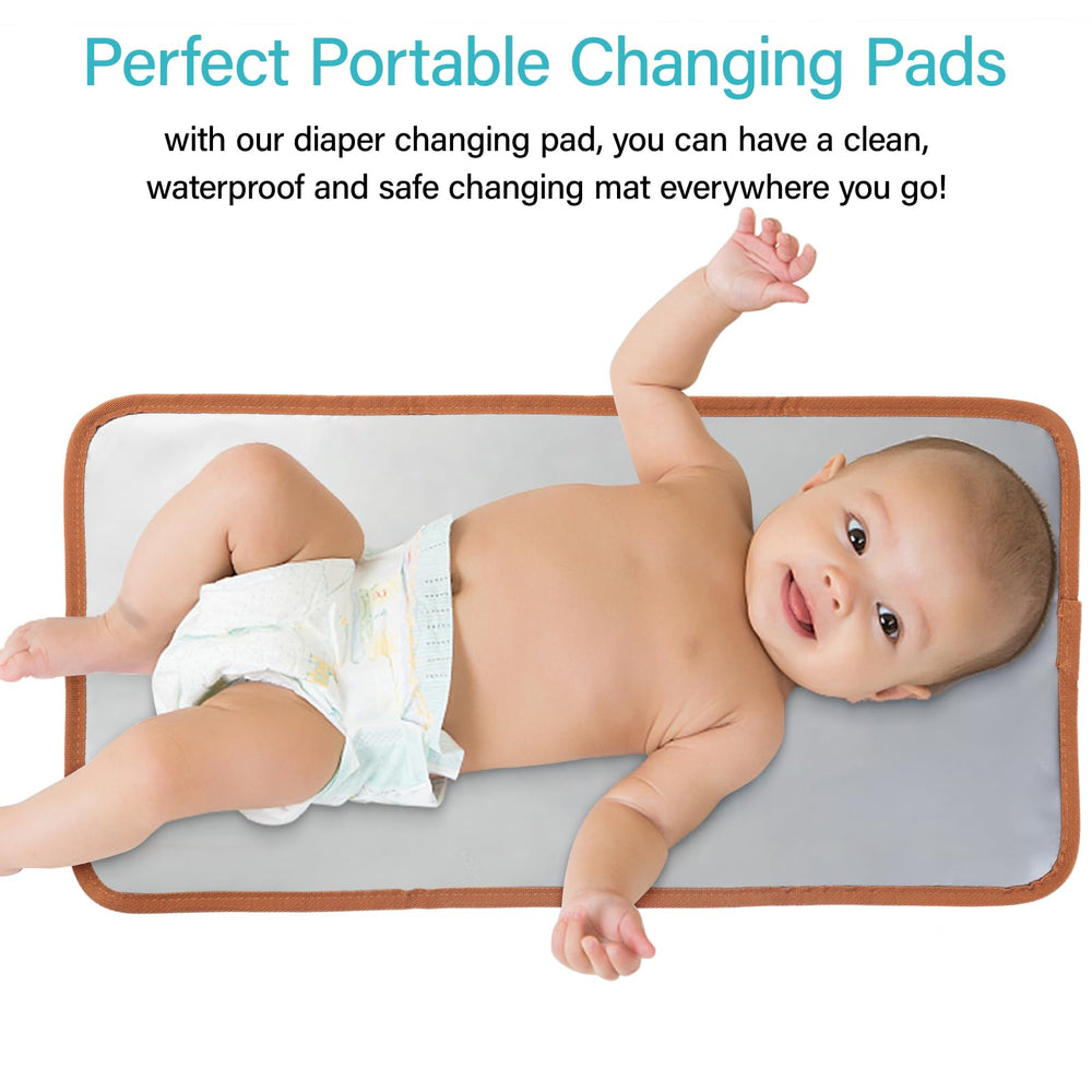Beaulyn leather diaper bag backpack changing pad included for on-the-go diaper changes.