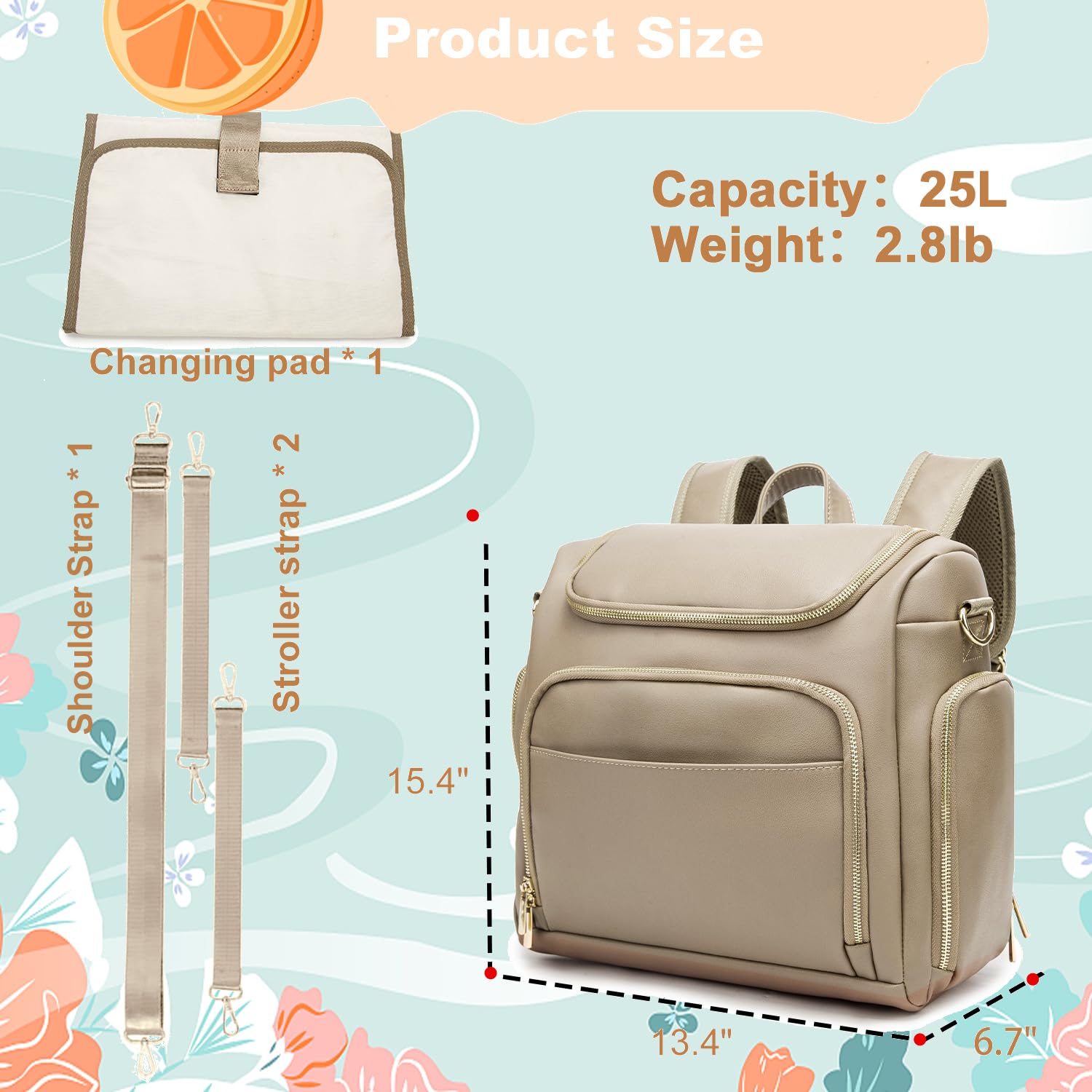 Beaulyn bag crafted from waterproof vegan leather for durable everyday use.