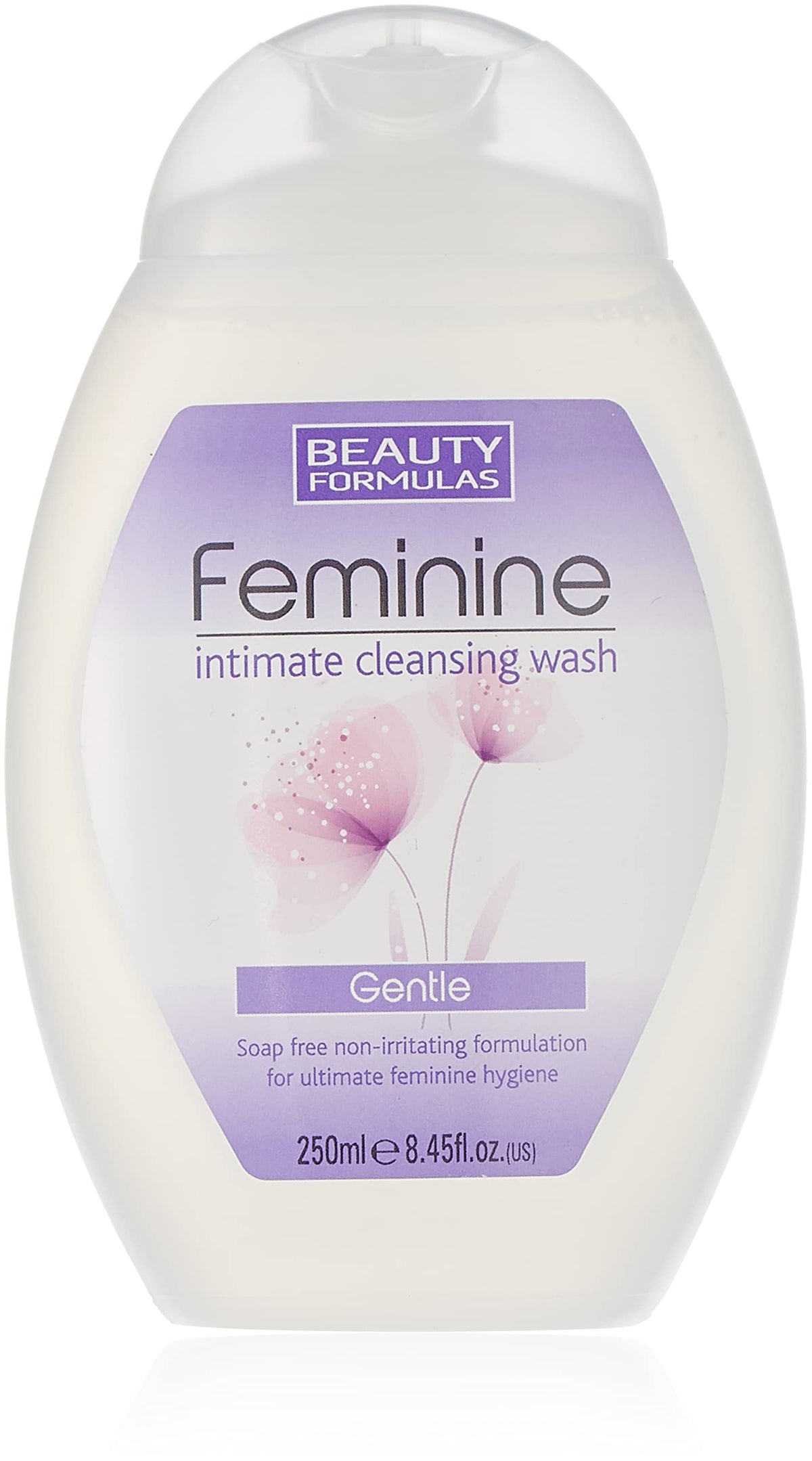 Beauty Formulas feminine intimate wash bottle for gentle daily cleansing