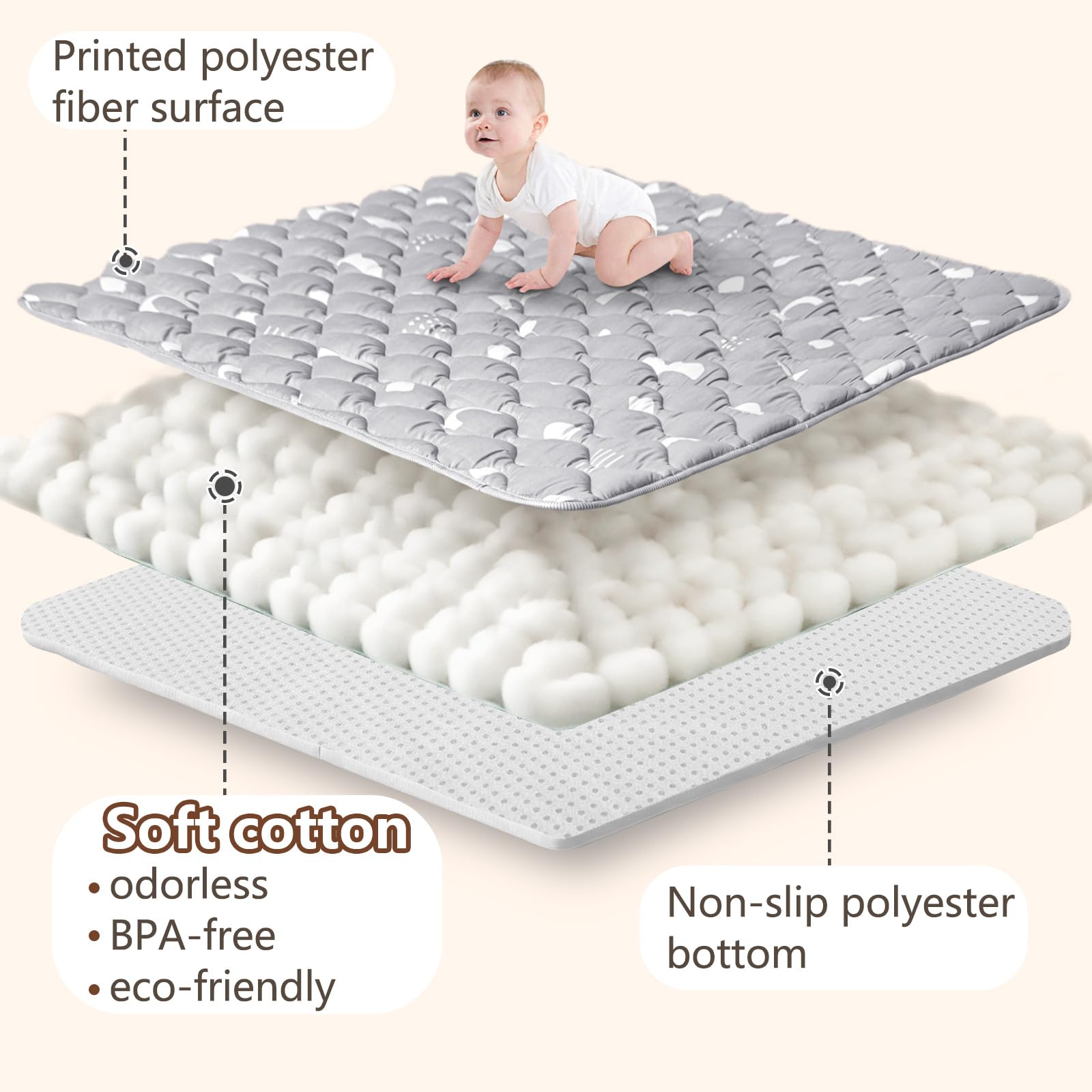 Beavtaens play mat laid out for versatile indoor or outdoor use