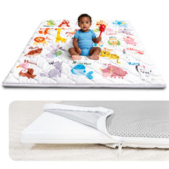 Beavtaens foam baby play mat cover removable for easy cleaning