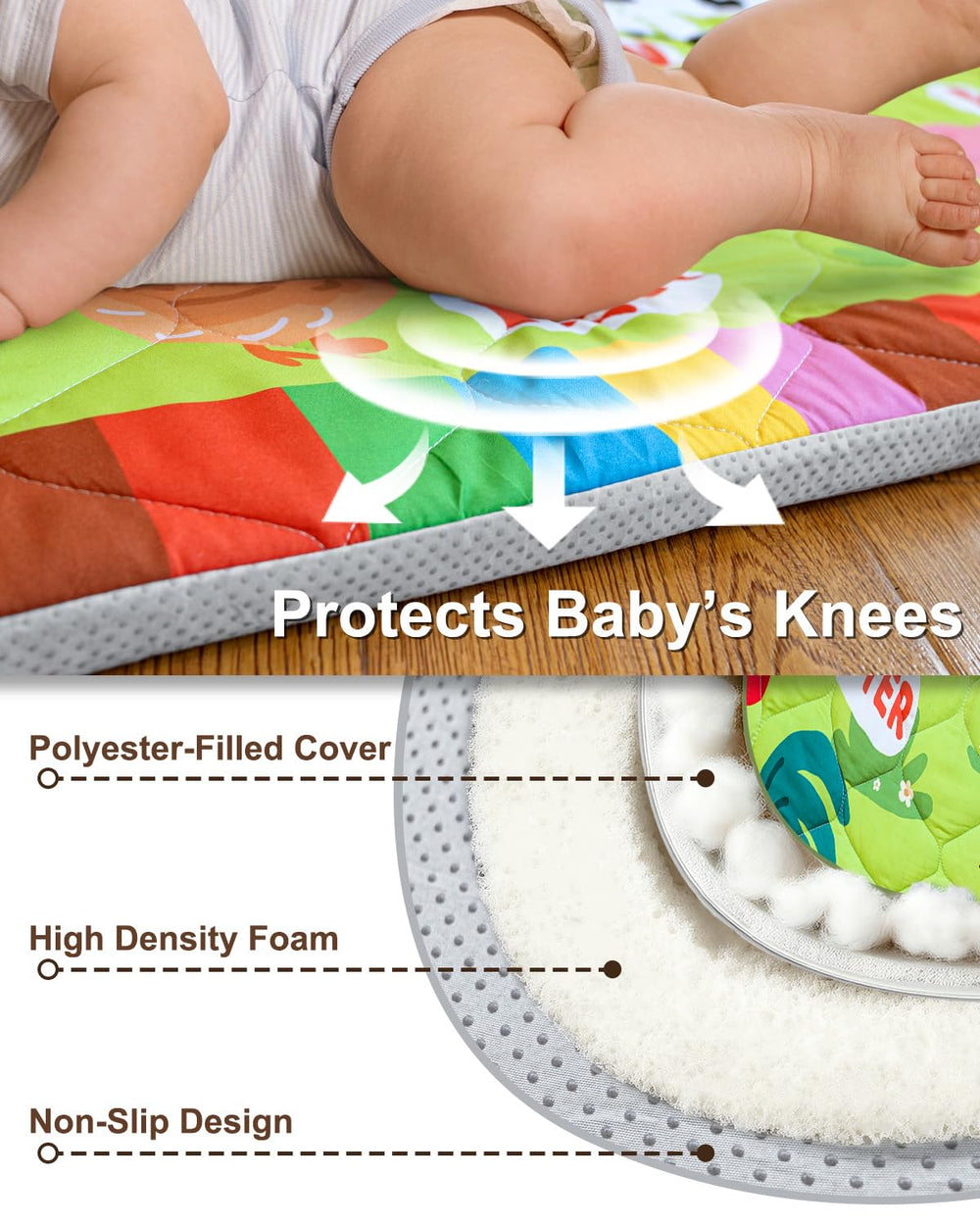 Beavtaens farm-pattern mat adds playful decor and engagement