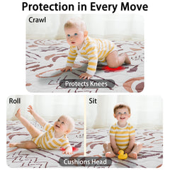 Beavtaens foam mat 1inch soft for extra cushioning during crawls