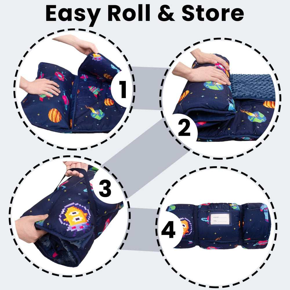 Beavtaens gender-neutral nap mat ideal for boys and girls
