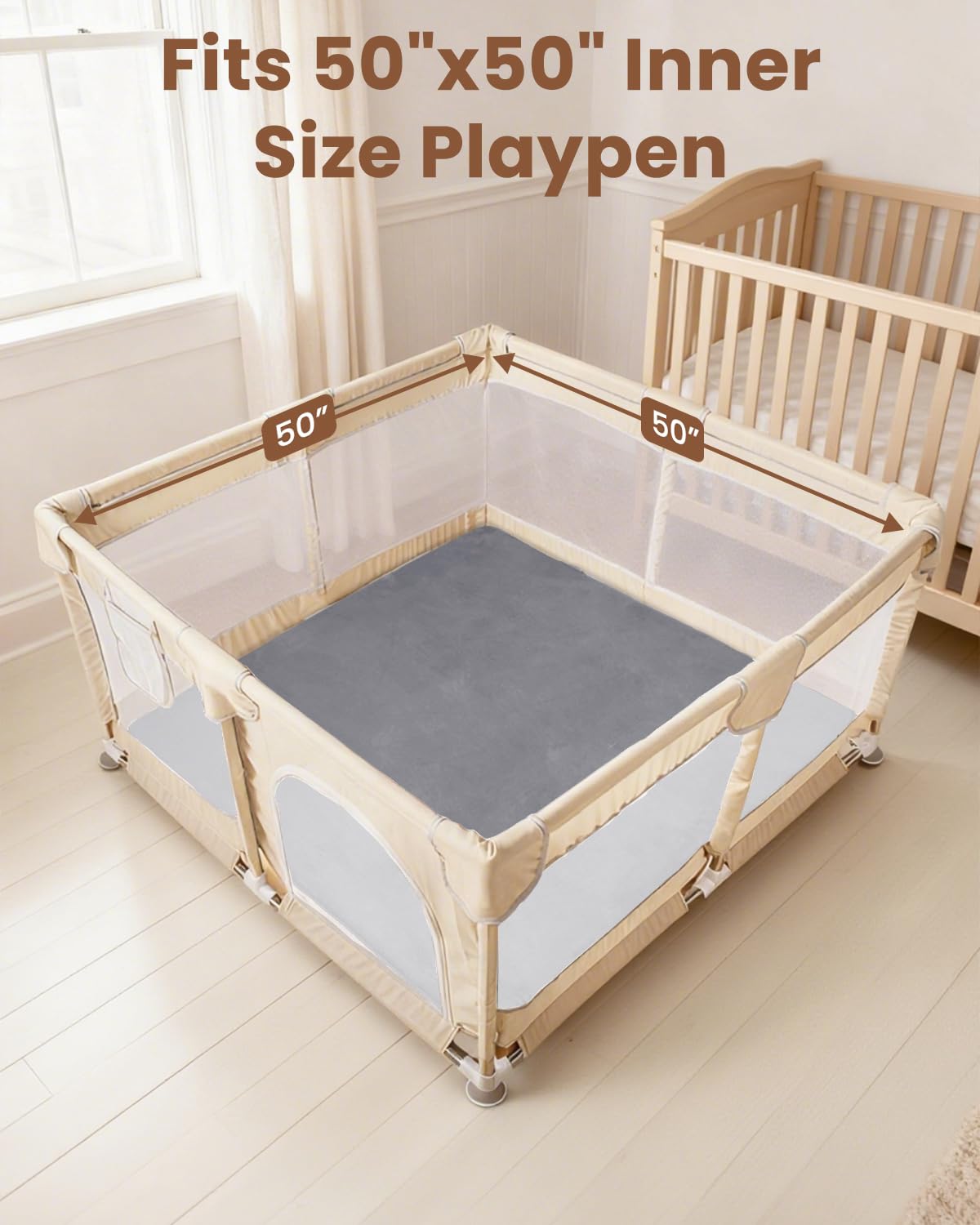 Beavtaens memory foam core provides cushioned support during play.