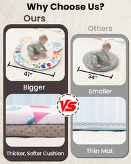 Beavtaens Montessori zones support tummy time and sensor exploration