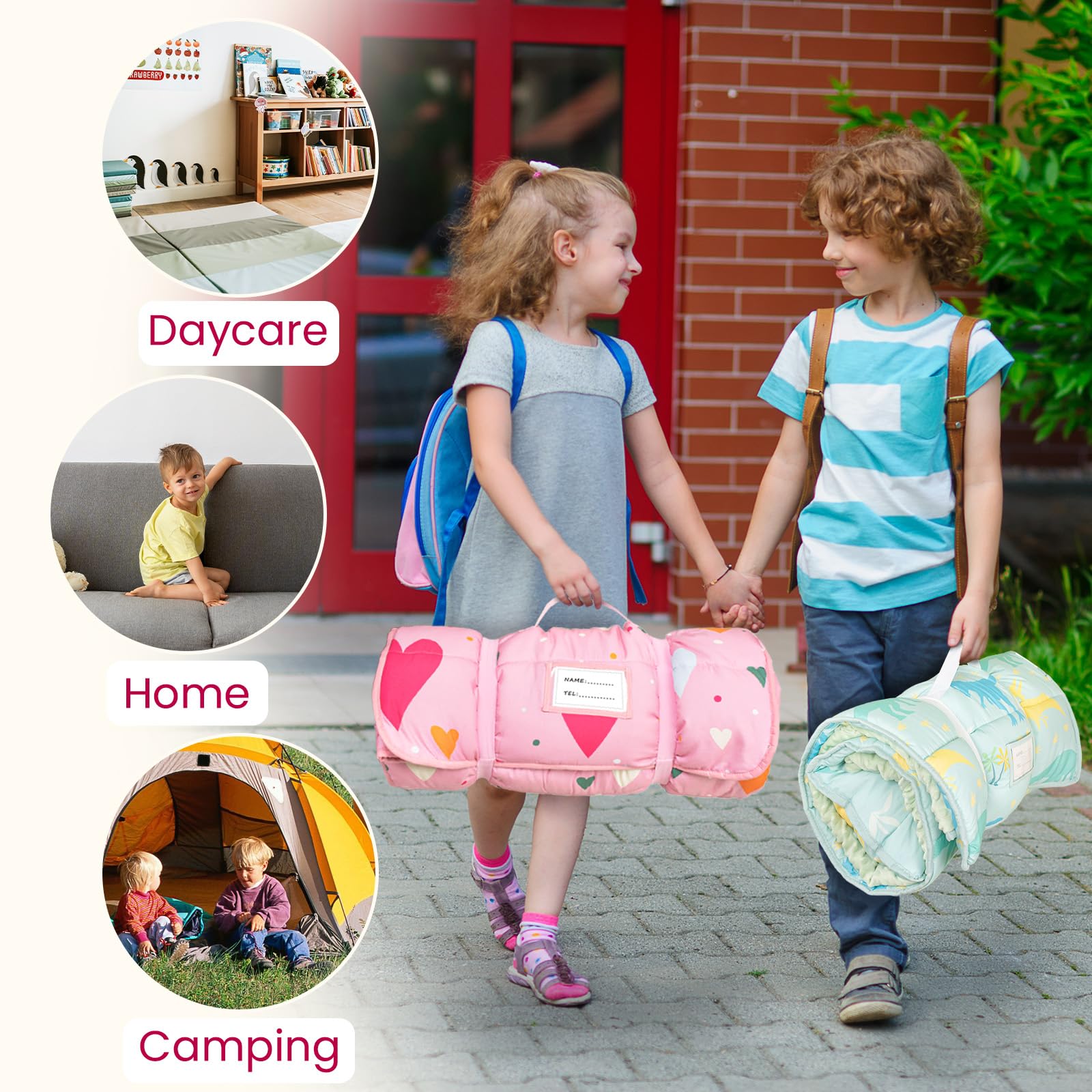 Beavtaens nap mat ideal for daycare or travel use
