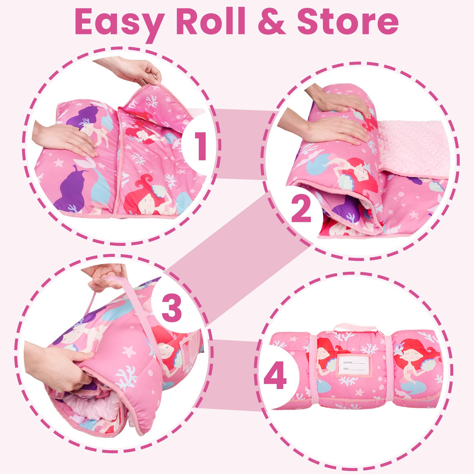 Beavtaens nap mat versatile for daycare travel and camping.