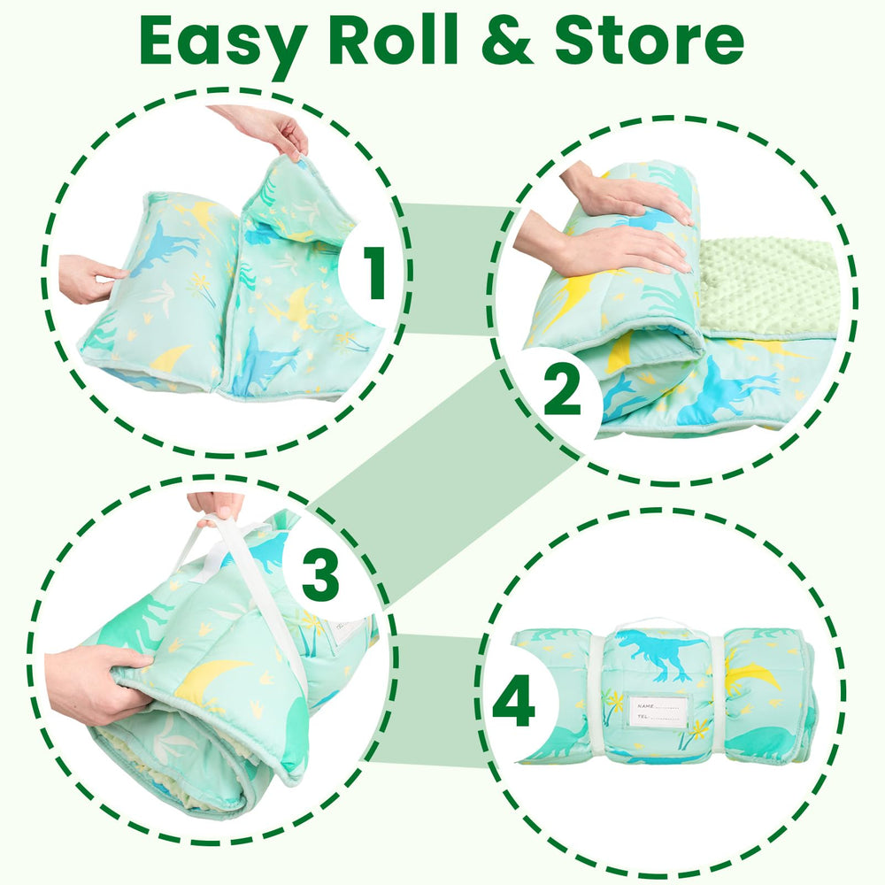 Beavtaens nap mat uses fade-resistant fabric for long-lasting softness.