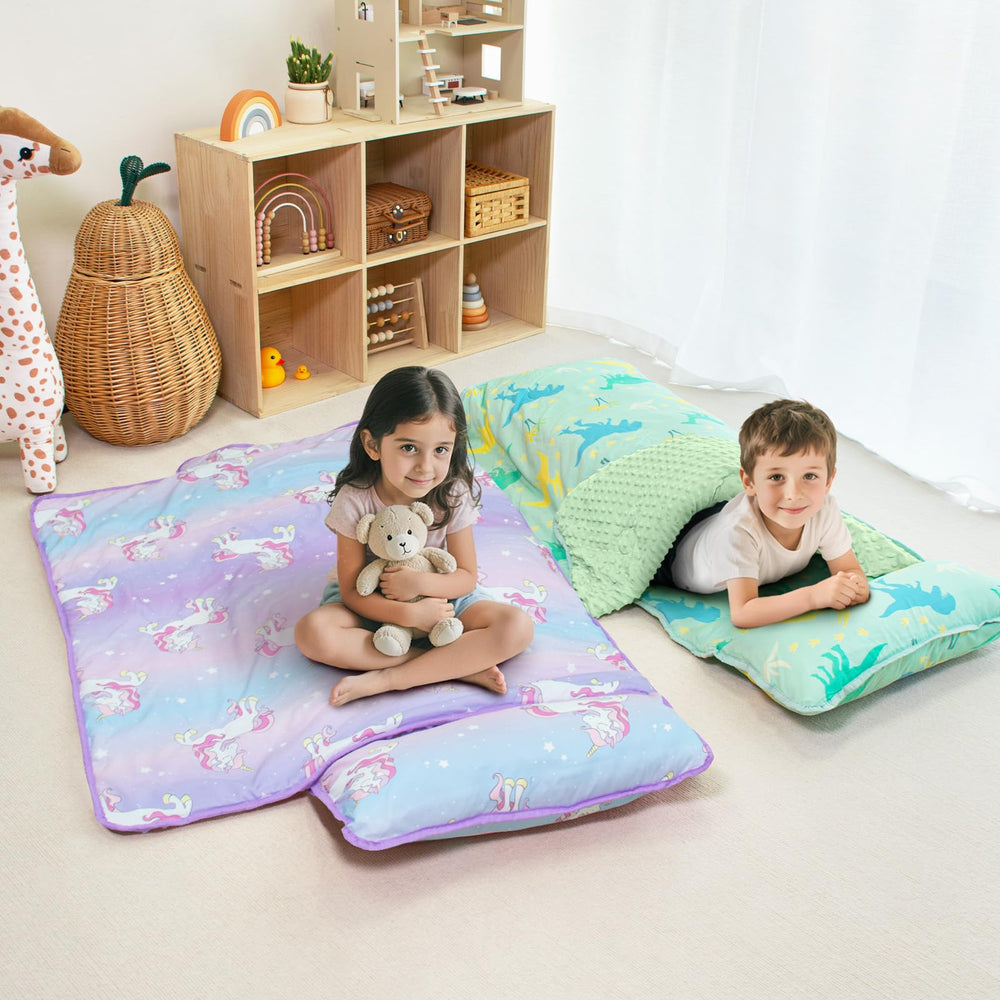 Beavtaens nap mat name tag helps prevent mix-ups in care settings.