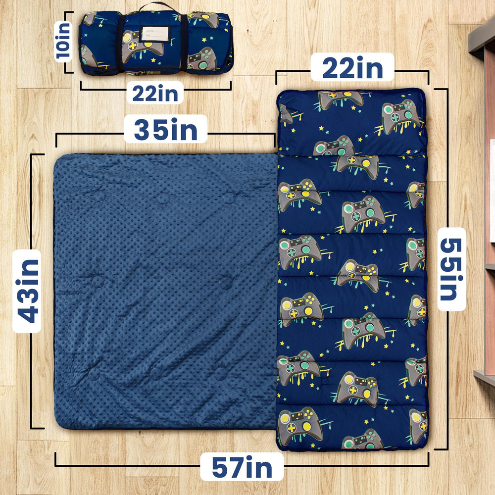 Beavtaens nap mat name tag helps prevent mix-ups during school time