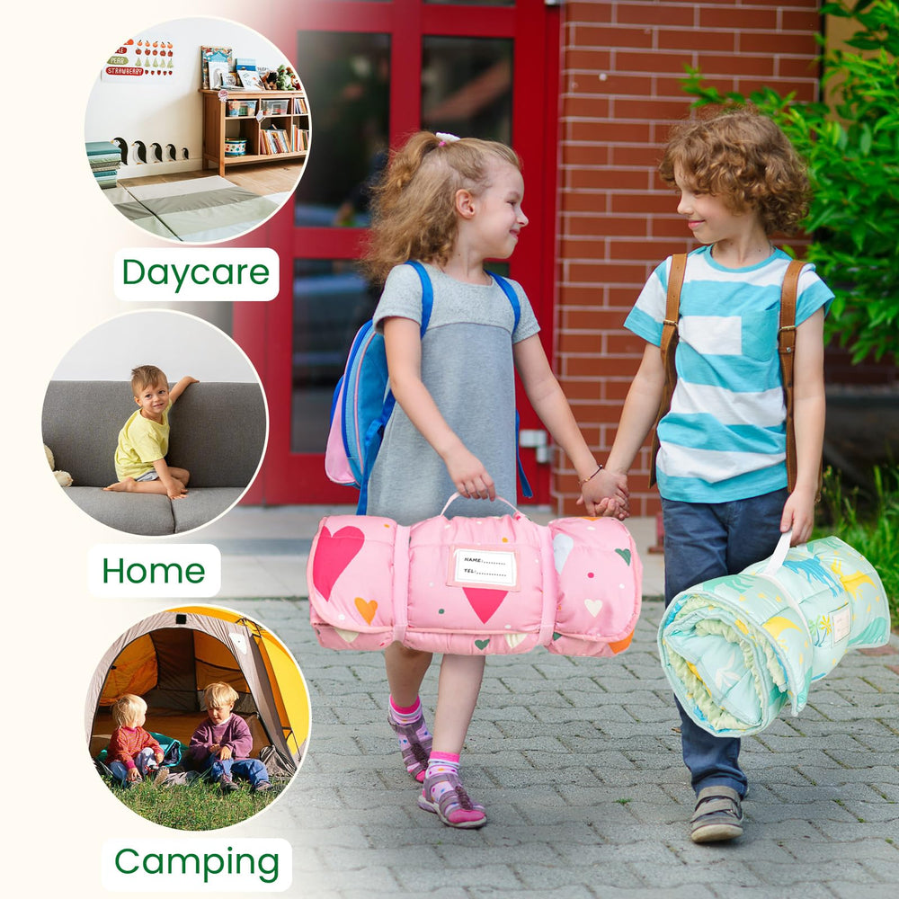 Beavtaens nap mat with removable cover for simple cleaning and care.