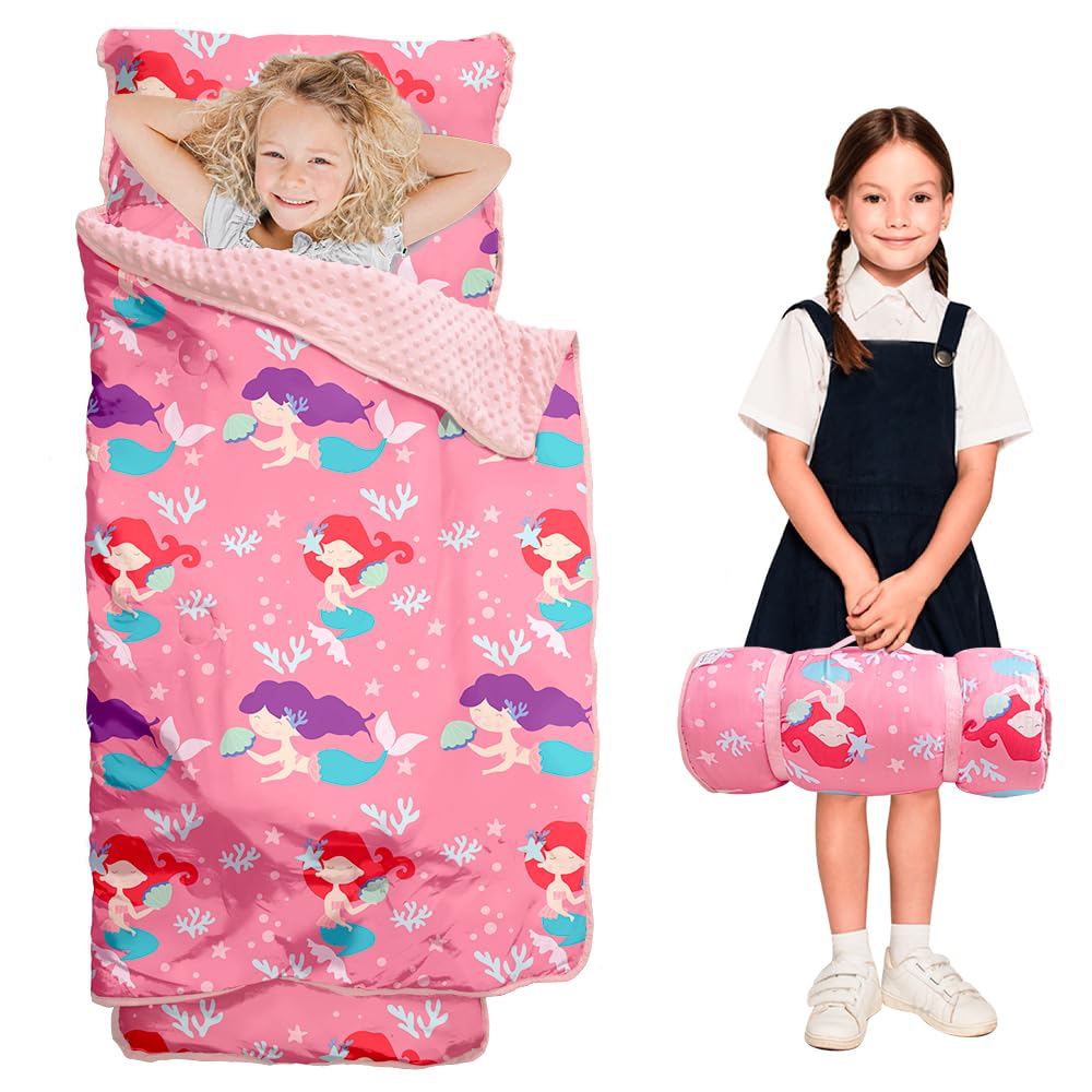Beavtaens nap mat rolled for easy portability and storage.