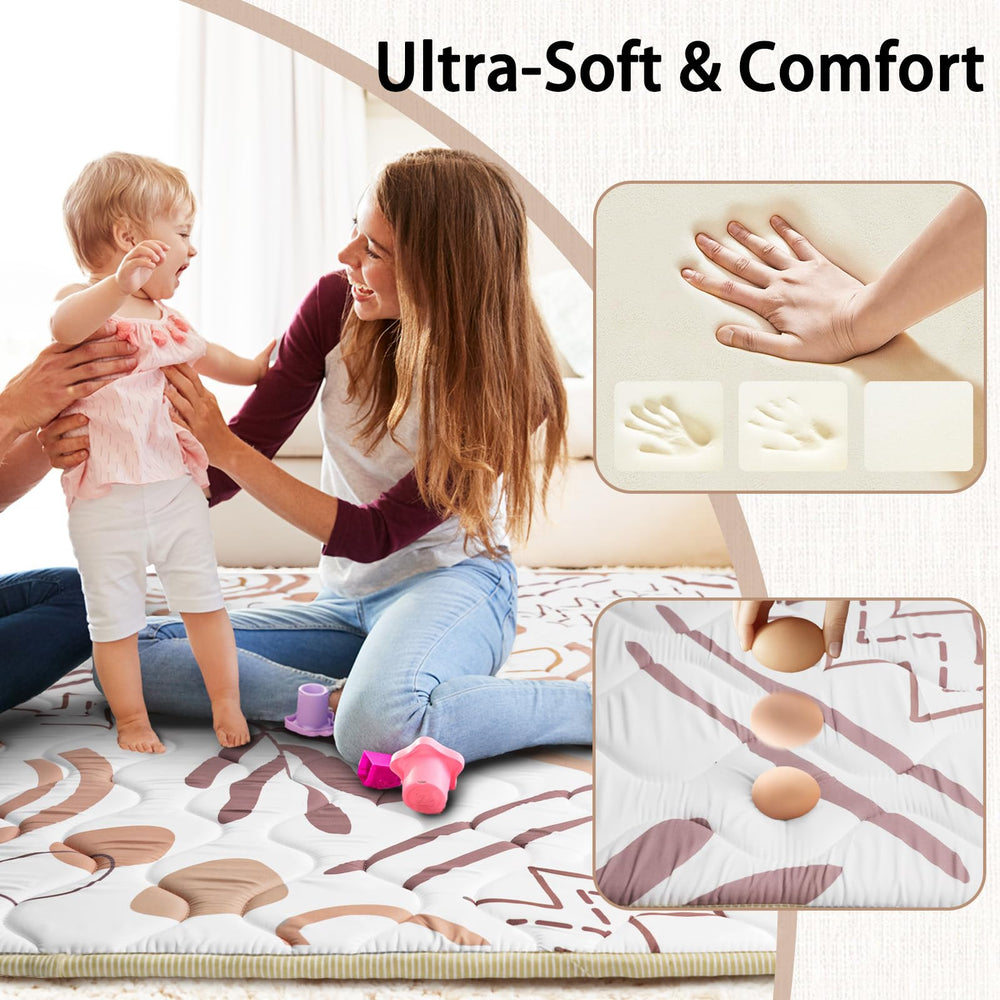 Beavtaens crawling pad provides a soft, safe surface for early exploration