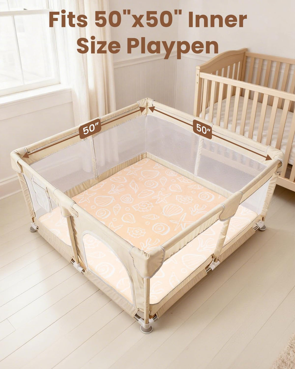 Beavtaens splash-resistant fabric resists spills for easy cleanup.