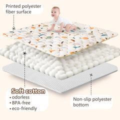 Beavtaens super soft touch mat offers a cozy surface for babies.