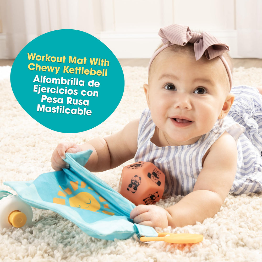 BEBÉ FUERTE Lets Move Giftset: crinkle workout mat for tactile feedback