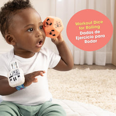 BEBÉ FUERTE Lets Move Giftset: workout dice for pretend movement ideas
