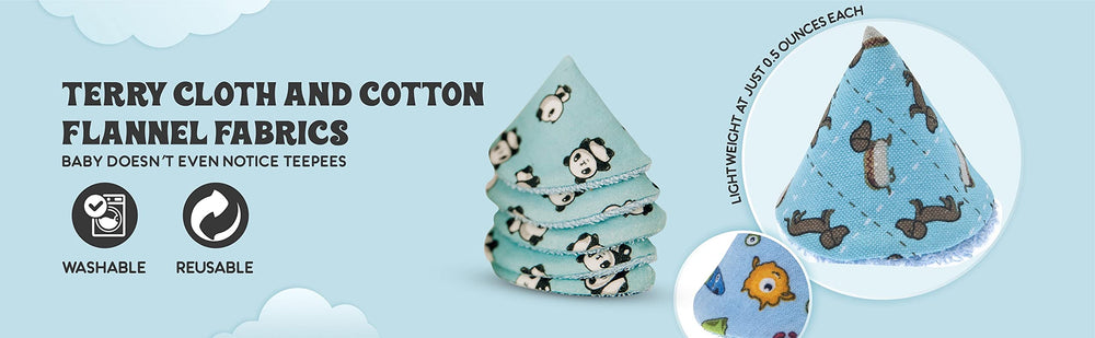 Beba Bean non-toxic materials Pee Pee Teepee cover for baby safety.