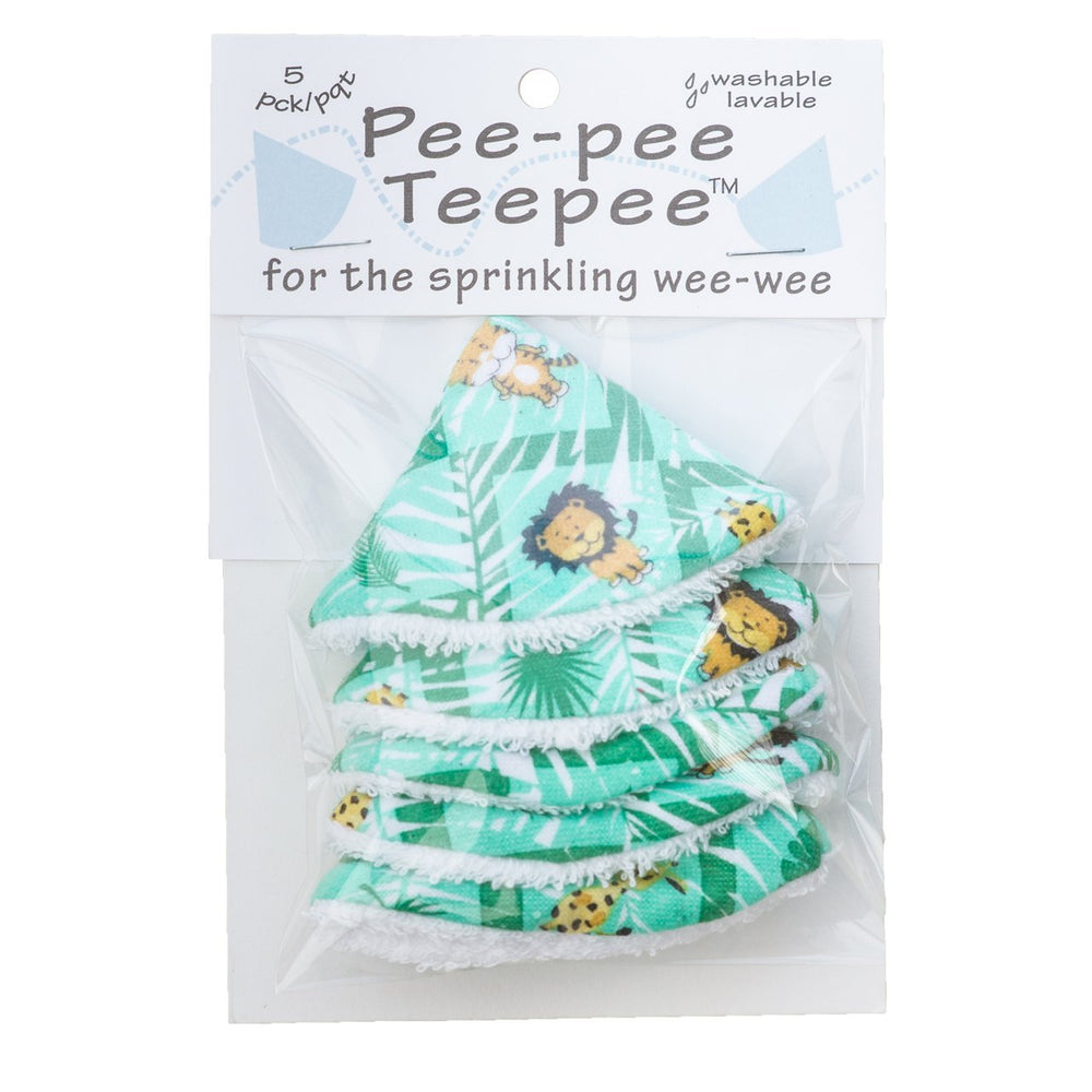 Beba Bean Pee-Pee Teepee Jungle Green front view of product in box