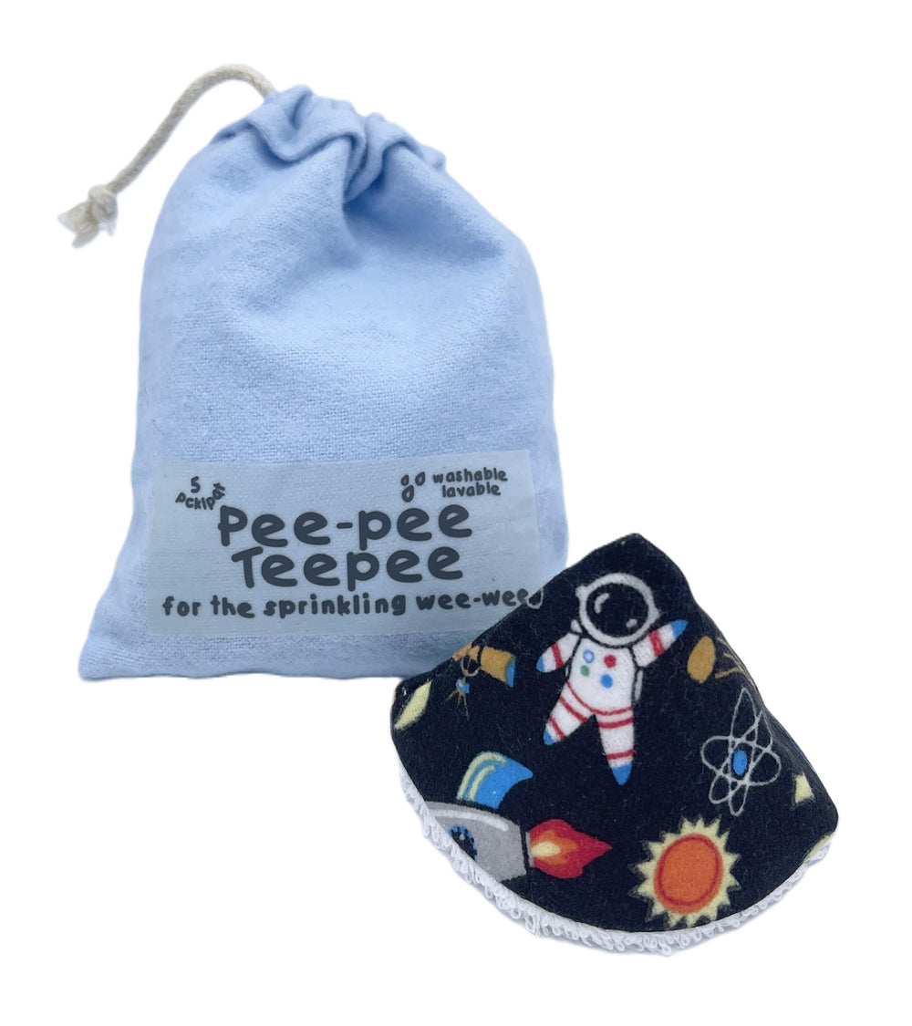 Beba Bean Pee Pee Teepee shield close-up in soft cotton for gentle protection.