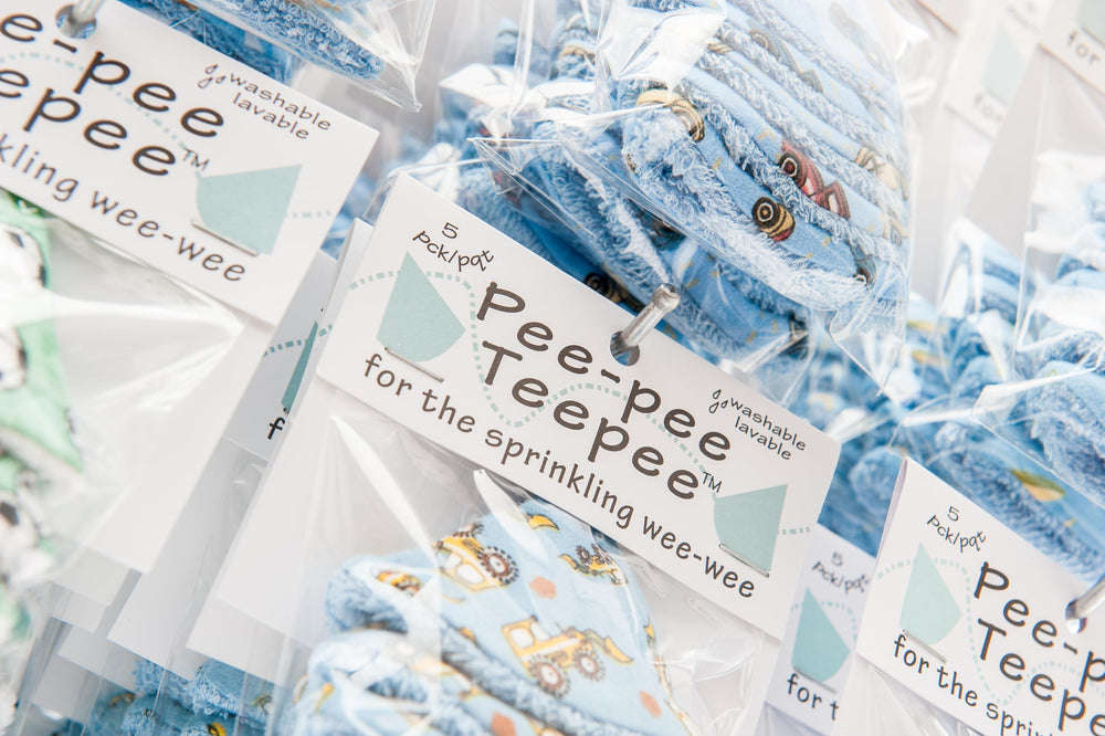 Beba Bean travel-friendly Pee Pee Teepee five-pack with laundry bag.