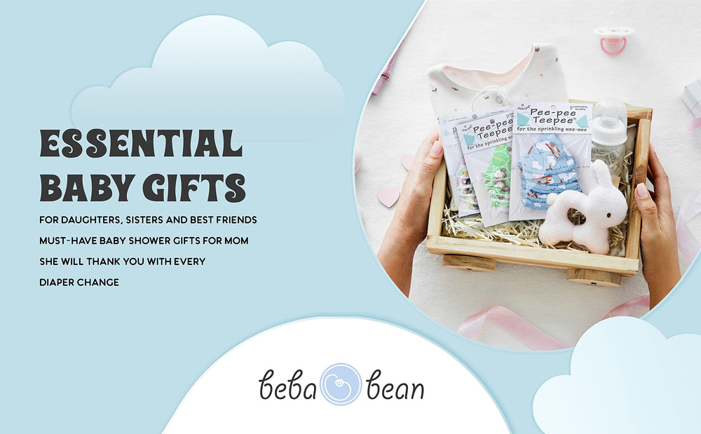 Beba Bean teepee in use during a diaper change with baby