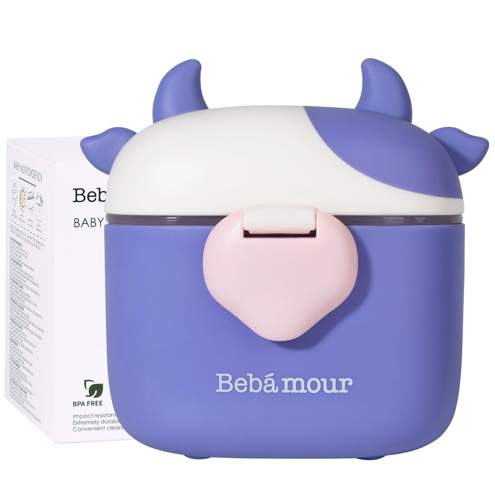 Bebamour 450ml travel container keeps powder organized during outings.