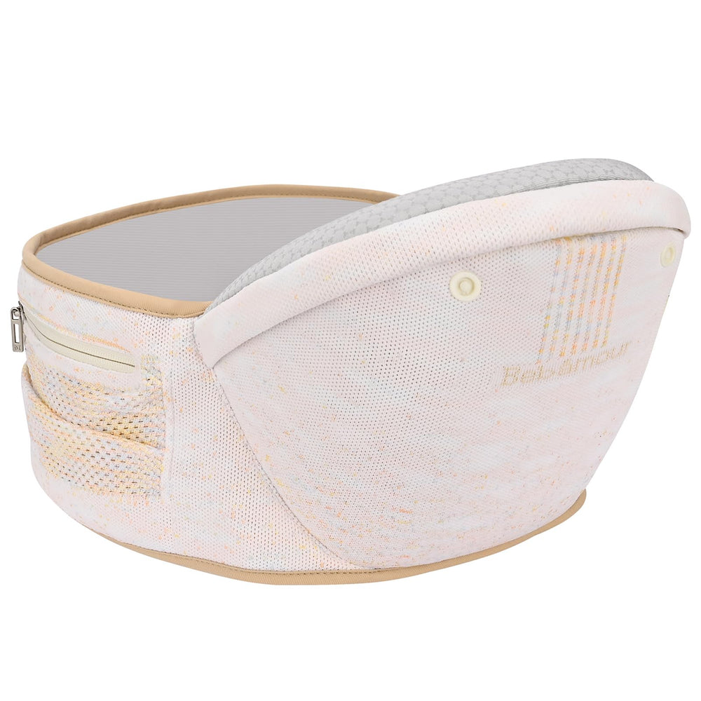 Bebamour adjustable straps with wide padding for comfortable parent shoulders.