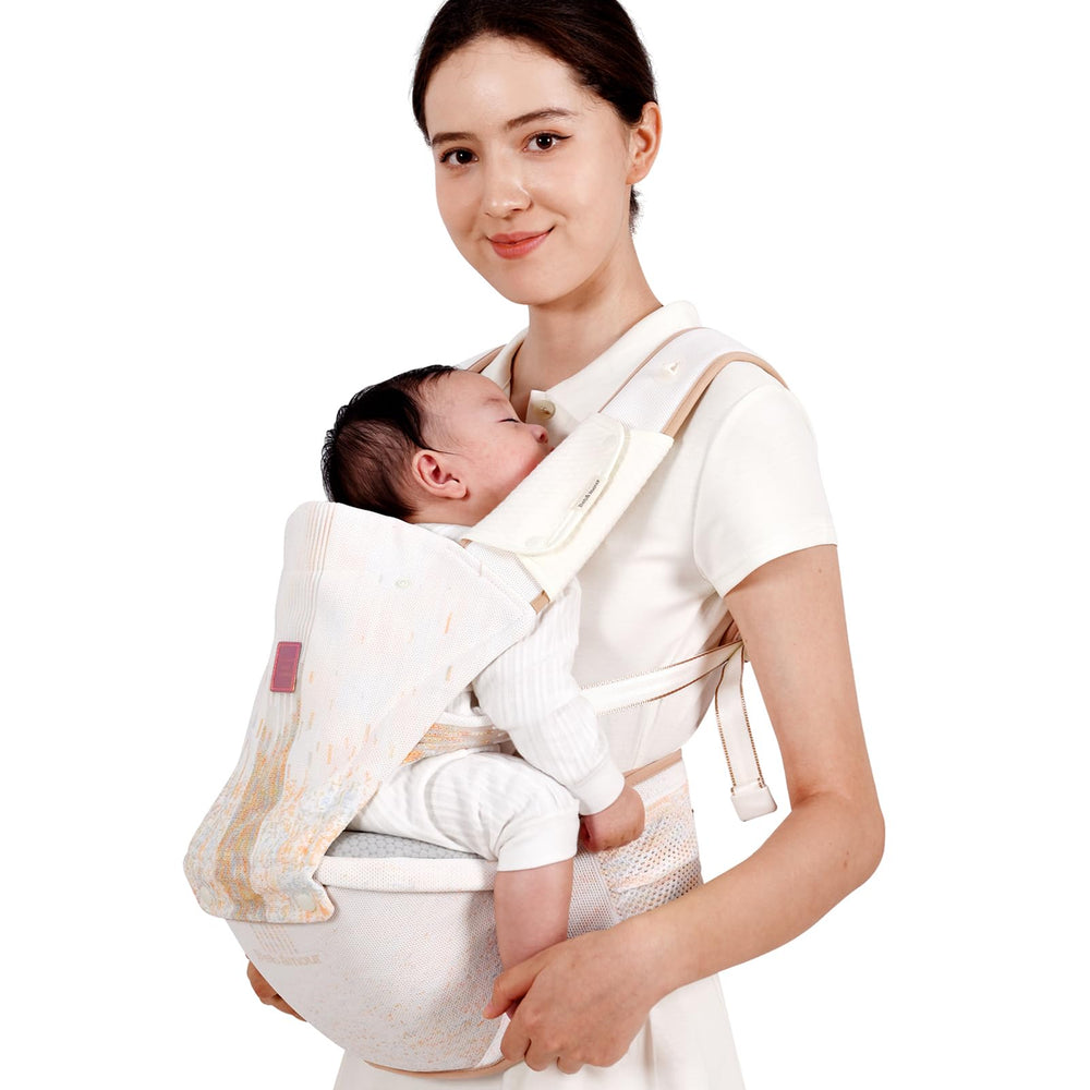 Bebamour head hood attached for sun and wind protection during outdoor strolls.