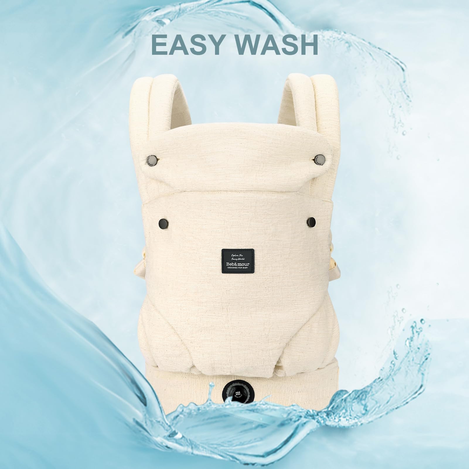 Bebamour two detachable teething pads for on the go soothing