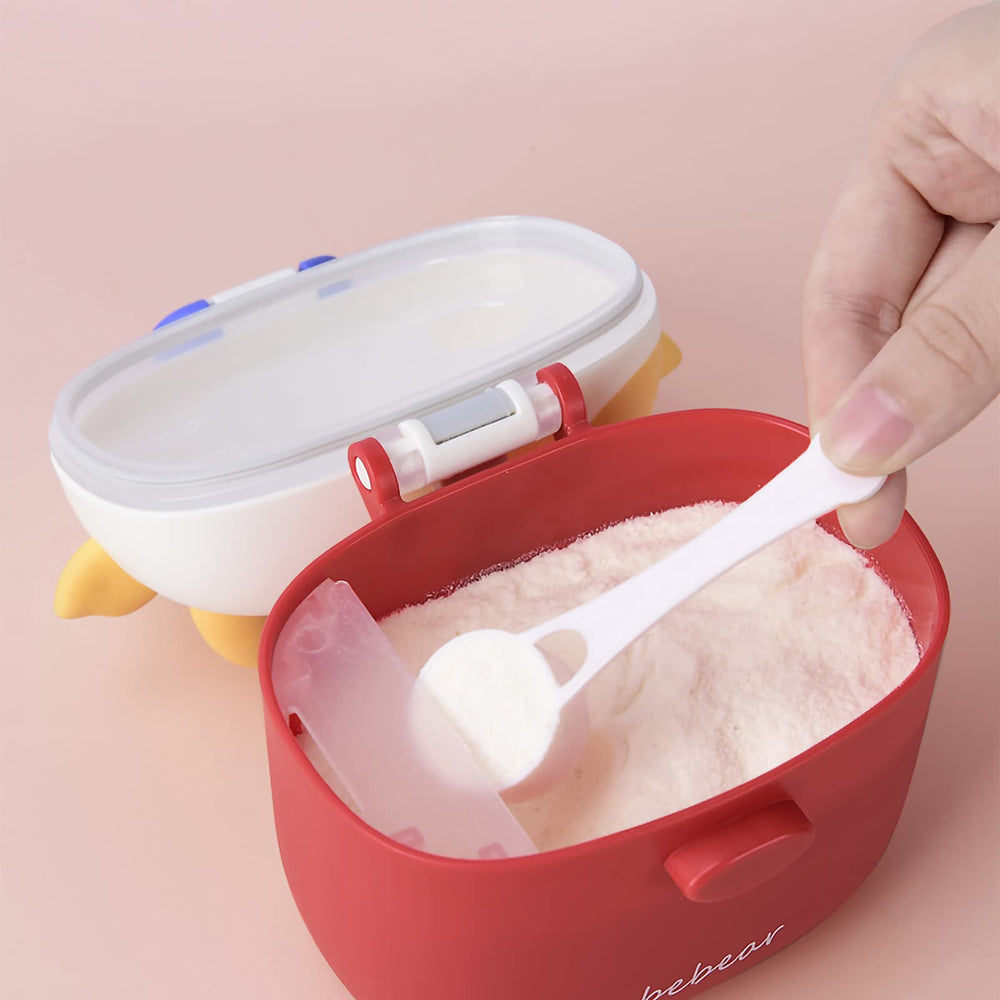 Bebamour double-layer sealing keeps powder dry and fresh on the go.