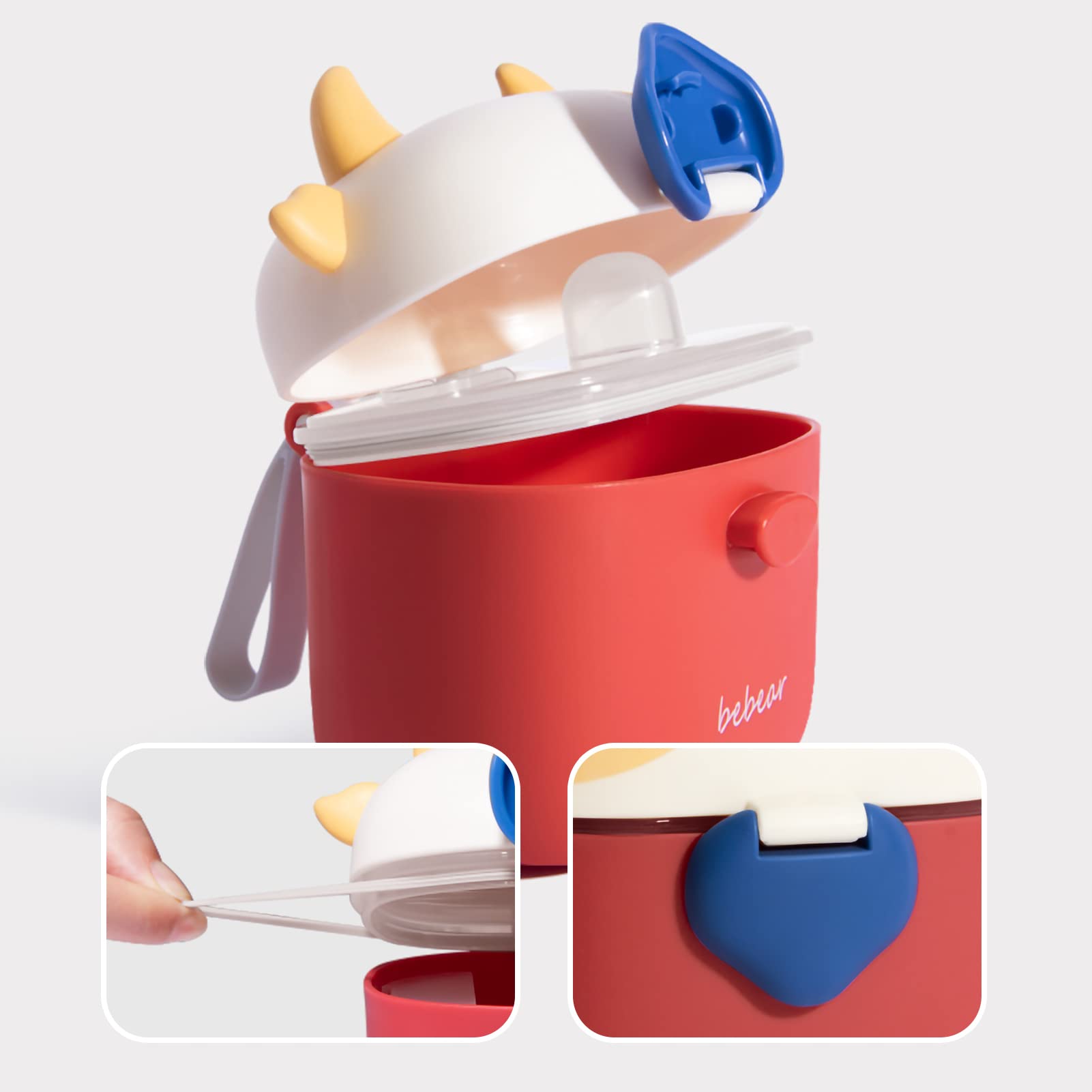 Bebamour multipurpose container doubles as fruit or snack storage.